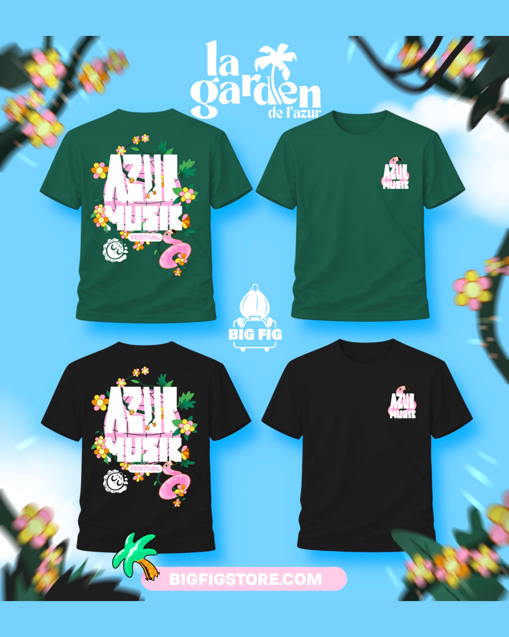 T-SHIRT LA GARDEN UNISEXE