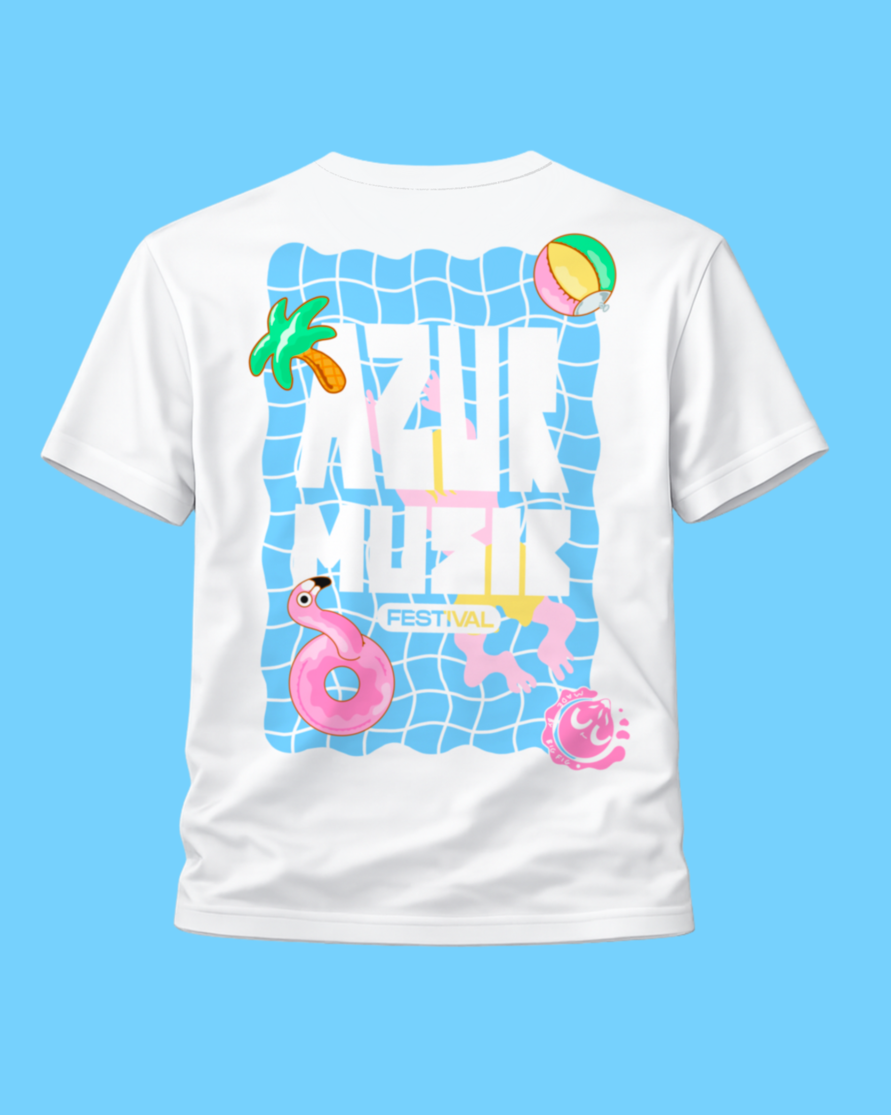 T-SHIRT AZUR MUSIC FESTIVAL UNISEXE