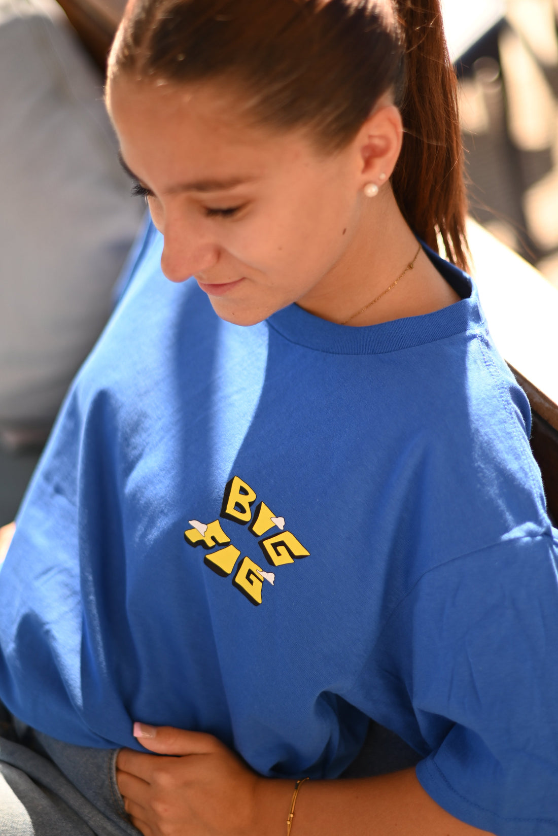 T-SHIRT KIDS PROVENCE POP BLUE