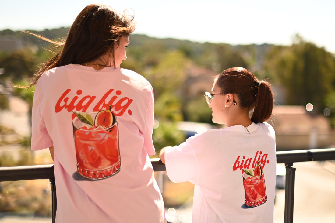 T-SHIRT COUPE CLASSIQUE COCKTAIL Pink cotton