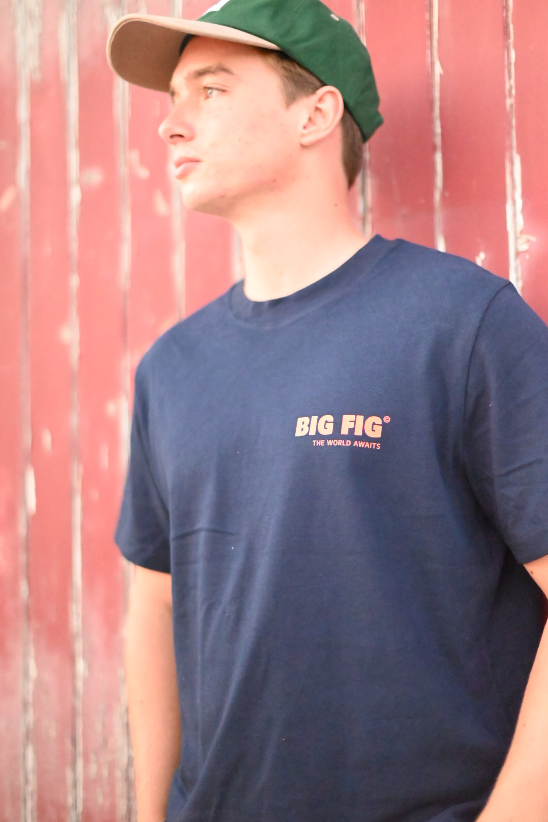 T-SHIRT COUPE OVERSIZE LANDSCAPE Blue