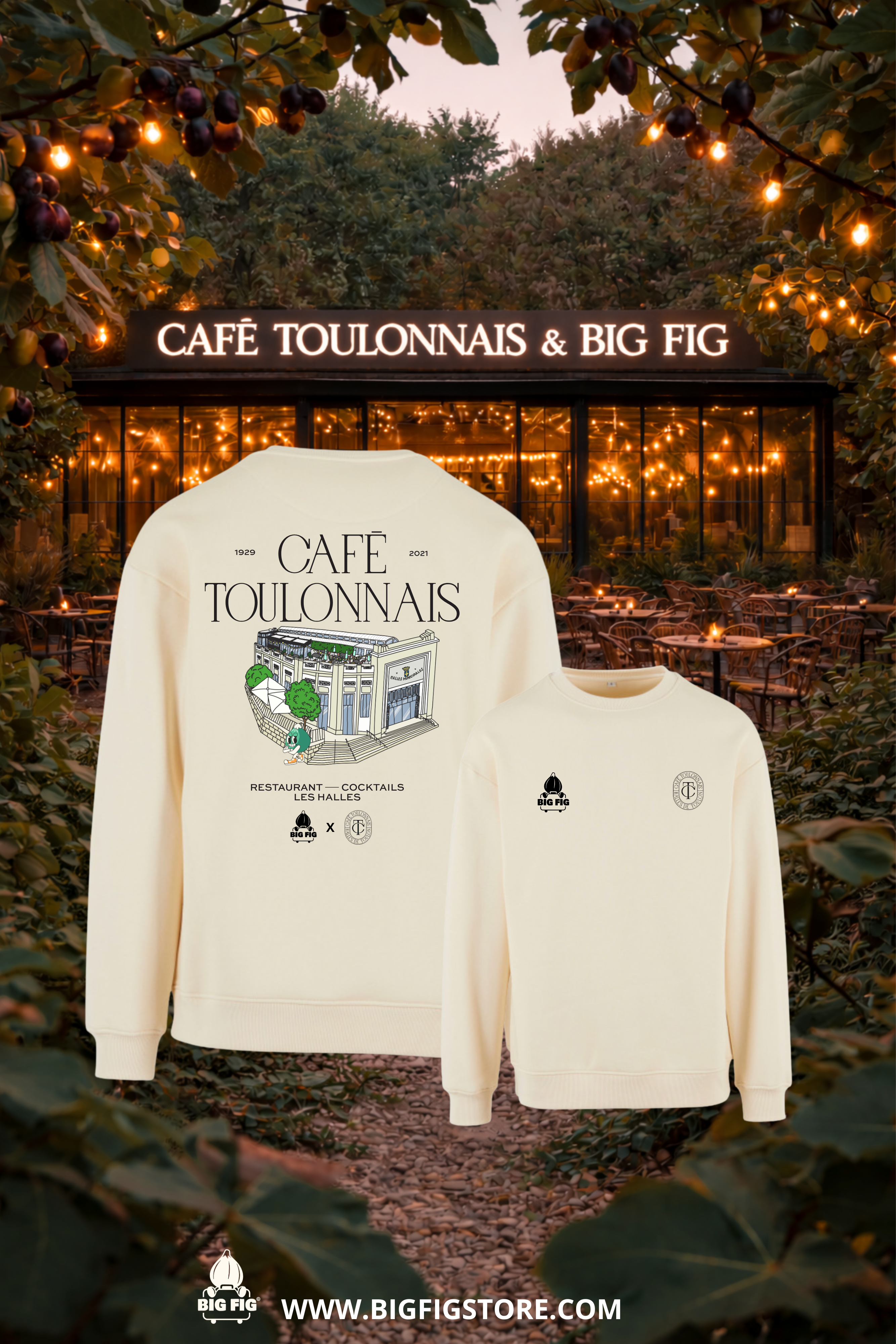 SWEAT CAFÉ TOULONNAIS X BIG FIG