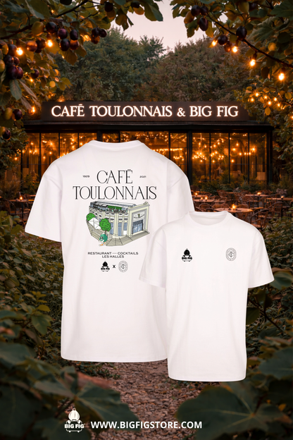 T-SHIRT CAFÉ TOULONNAIS X BIG FIG OVERSIZE