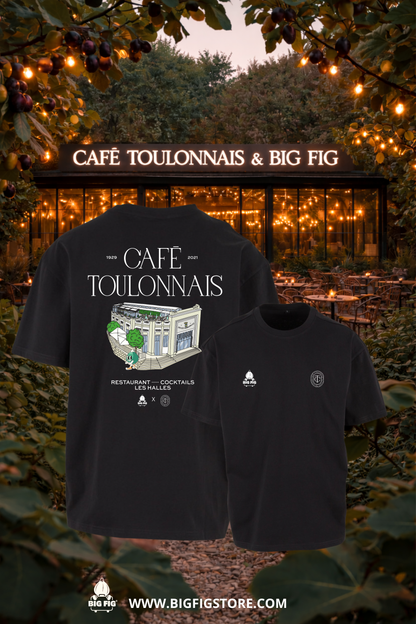 T-SHIRT CAFÉ TOULONNAIS X BIG FIG OVERSIZE