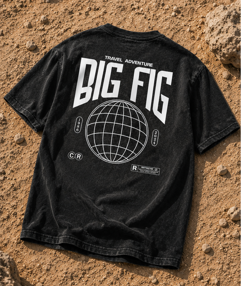 T-SHIRT BURNING OVERSIZE UNISEXE