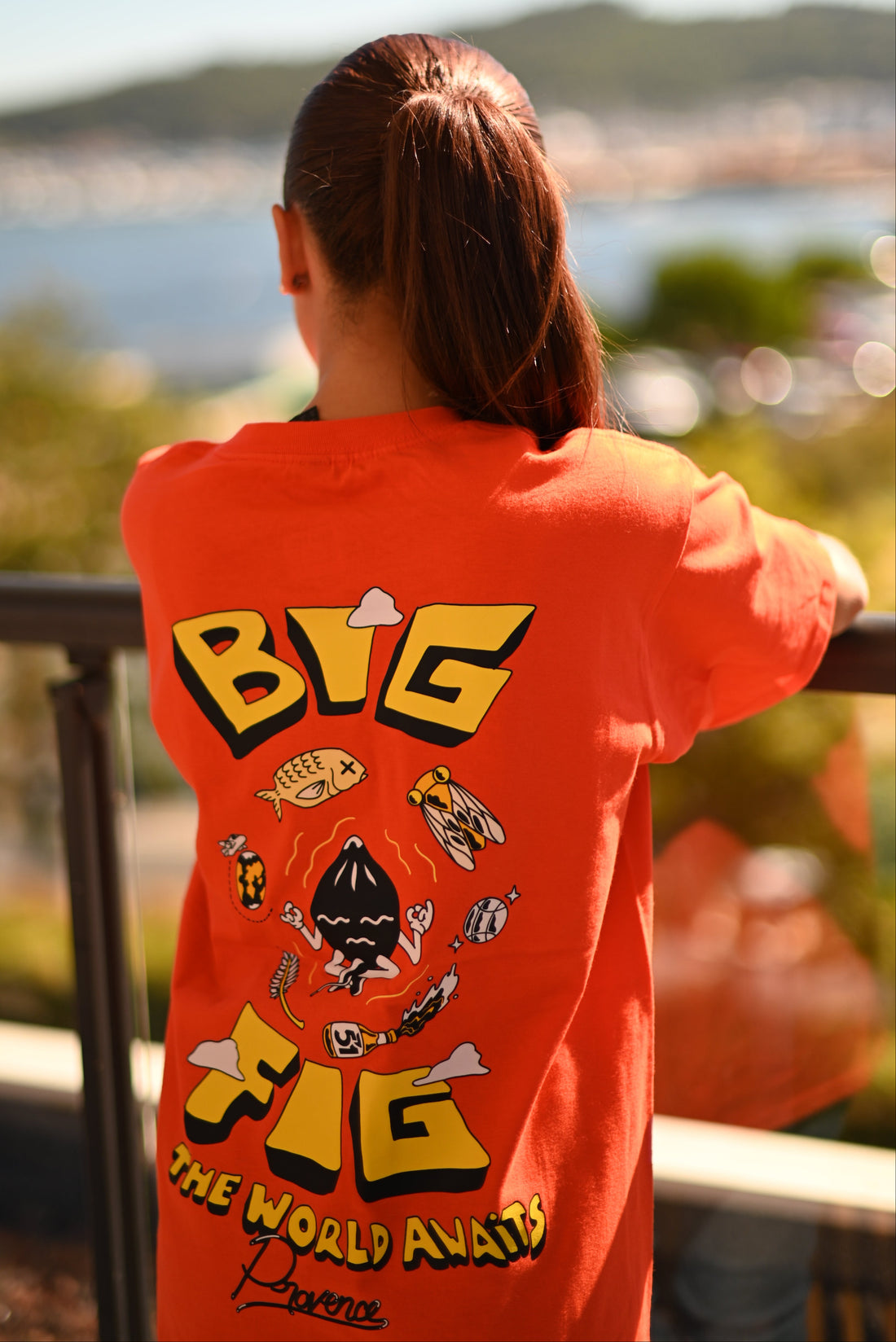 T-SHIRT KIDS PROVENCE POP ORANGE