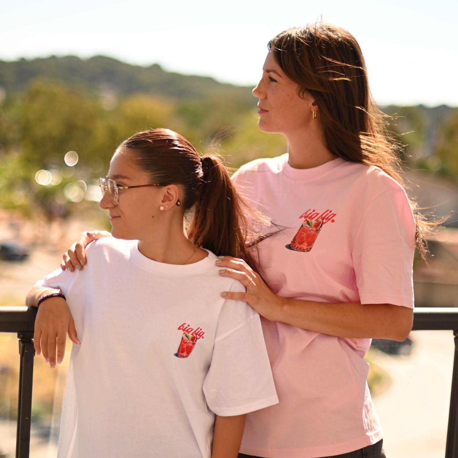 T-SHIRT COUPE CLASSIQUE COCKTAIL Pink cotton