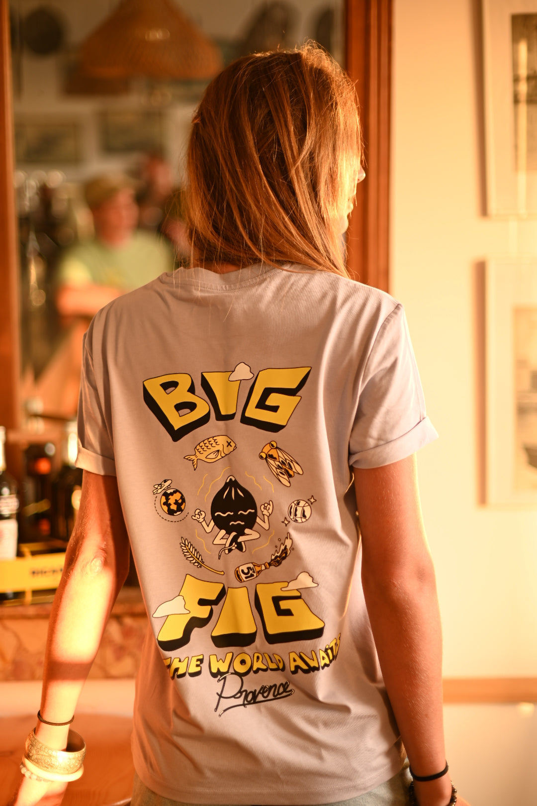 T-SHIRT COUPE CLASSIQUE Provence Lavande pop