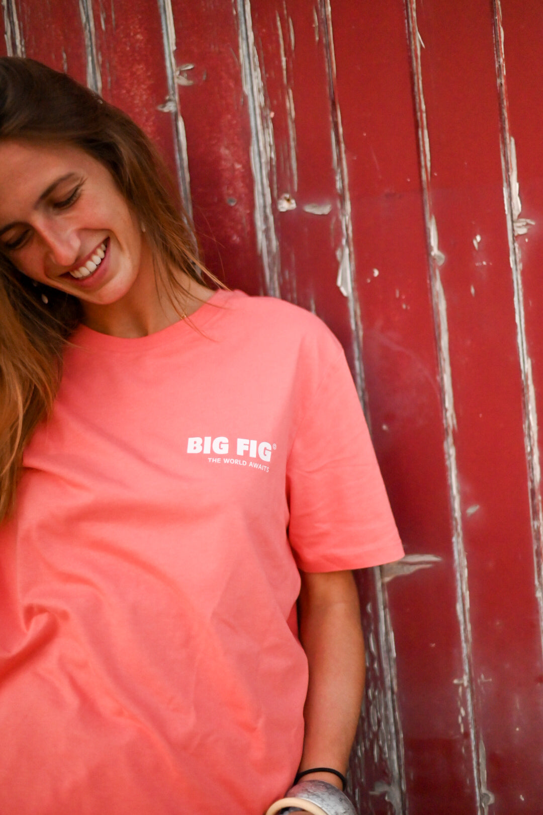 T-SHIRT COUPE CLASSIQUE LANDSCAPE WHITE CORAIL